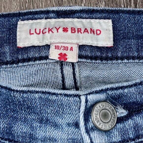 Lucky Brand Jeans Womens 10/30 Blue Denim Medium Wash Sweet N Straight Mid Rise - Picture 3 of 7